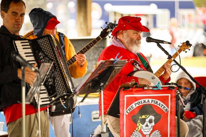 The Polka Pirates will kick October Feast off when they play from 12 p.m. to 2 p.m.