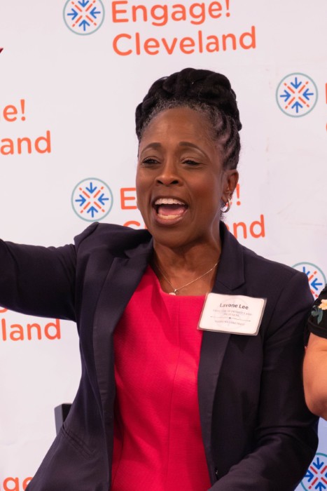 Lavone Lee, Director of Diversity and Inclusion, American Greetings at the 2024 Engage! Cleveland conference.