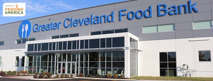 The Greater Cleveland Food Bank Partner Distribution Hub on Coit Road.