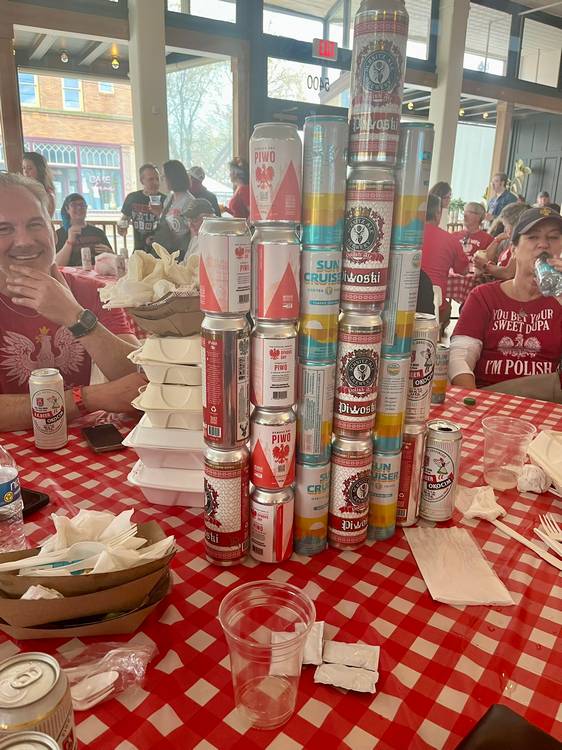 The beer and other beverages flow on Dyngus Day.