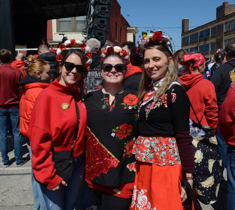 Miss Dyngus Day candidates.