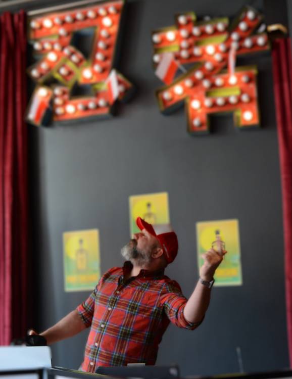 When Shawn Brewster isn't taking photos, he's spinning tunes on Dyngus Day at Ninja City.