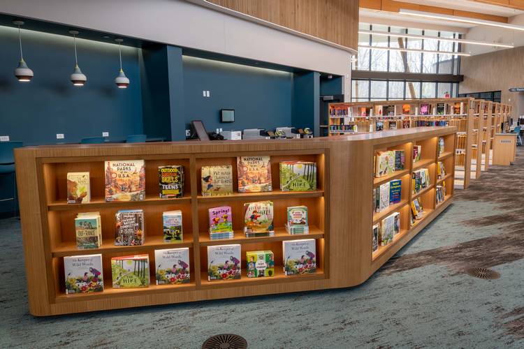 CCPL Parma Heights Branch adult area.