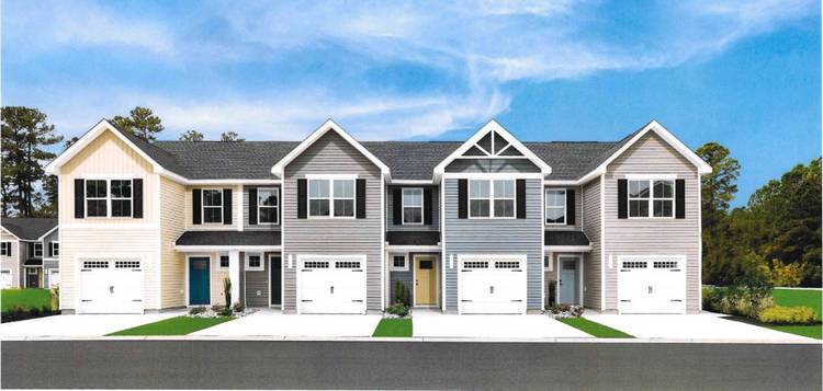 Renderings of St. John Woods, 41 townhomes located with St. John Meadow on six-acres behind St. John Lutheran Church.