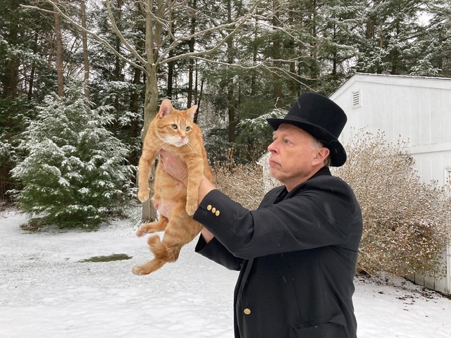 Niedzialek and Concord Casimir on a past Groundhog Day.