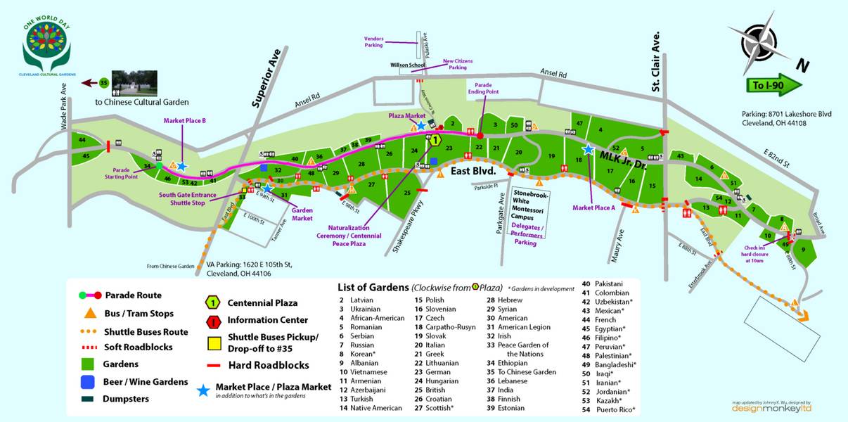 2026 One World Day map