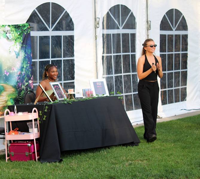 Opening the Glam Rock Runway Show.