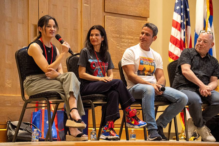 Panelists participate in the "From Cleveland to Krypton: The Superman Panel" during the Maltz Museum's “Icons Fest” on July 12.