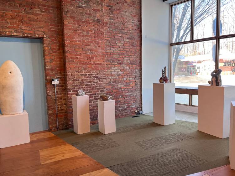 The exhibit features 10 artists who represent a mix of educators and alumni from Cleveland Institute of Art, Kent State University, and the University of Akron.