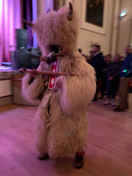 The 2026 Kurent Jump at Slovenian National Home.