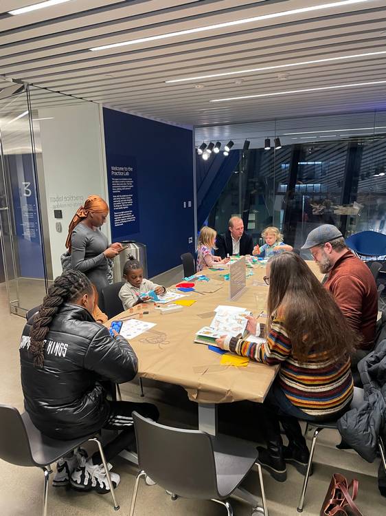 moCa Cleveland's Rayburn Practice La is an interactive, space designed for multi-sensory learning.
