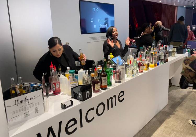 moCa Cleveland's 2026 season free opening featured a performance by poet Morgan Paige, food vendors, and cash bar.