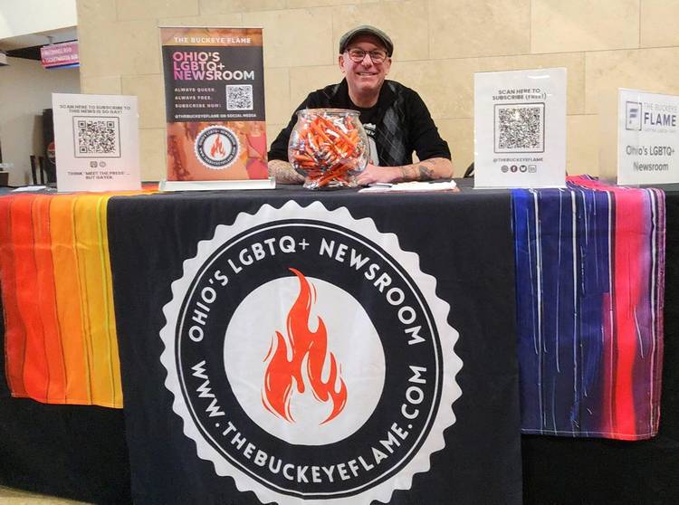 Ken Schneck at a recent Columbus Fury Pride Night