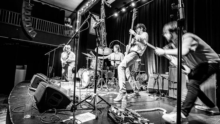 Touchdown Jesus takes the stage at Treelawn Ballroom during Brite Winter.