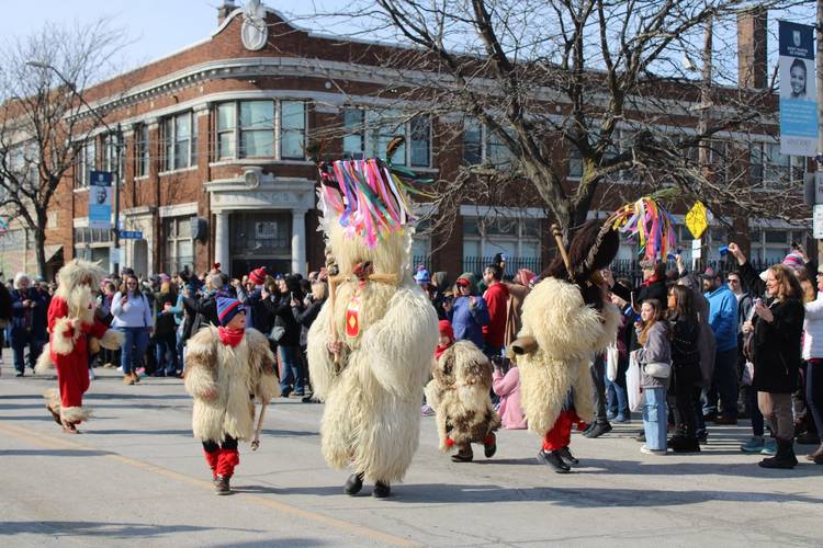 The 2026 Kurentovanje parade.