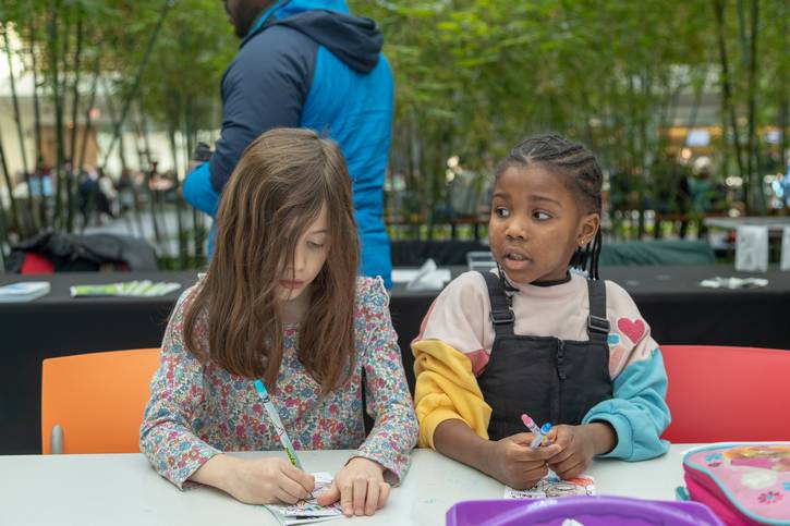 Activities with friends at the Cleveland Museum of Art on MLK Day.