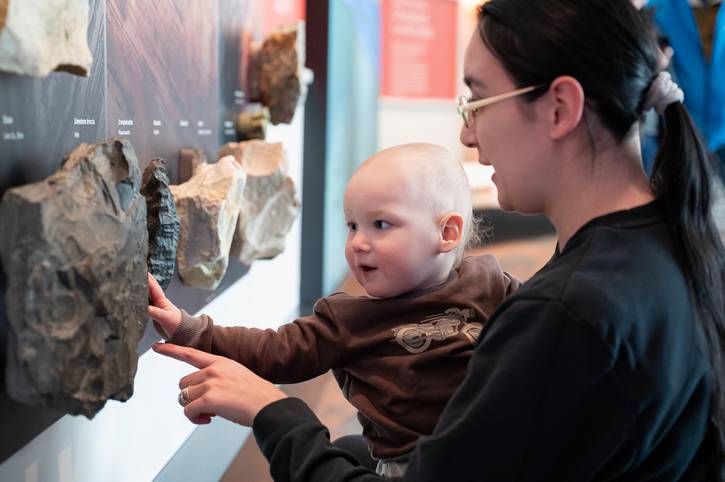 Family fun at the Cleveland Museum of Art on Martin Luther King Jr. Day.