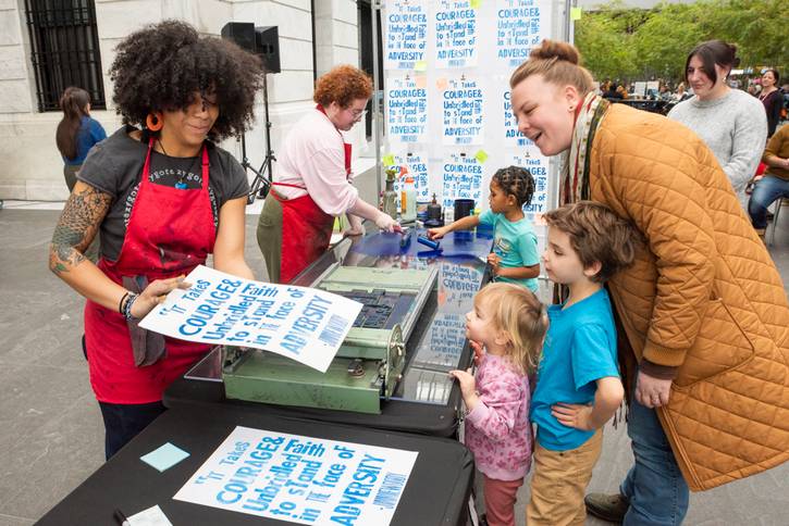 Zygote Press celebrates MLK Day at the Cleveland Museum of Art.