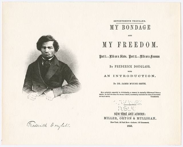 1856 Frederick Douglass invitation.