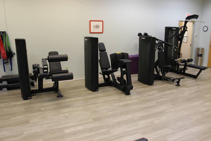 Karen Lipman Steiger and her family helped make the expanded fitness studio possible.
