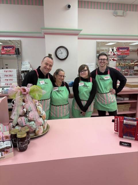 Malley's employees unveiled the new paczki on Wednesday, Jan. 14.