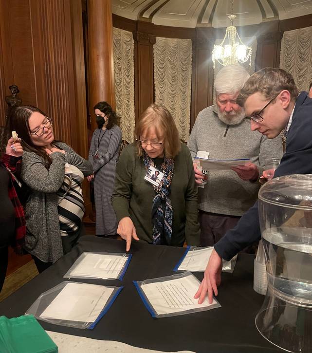 Weighing the evidence.