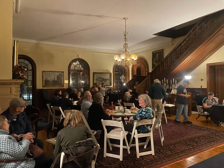 Discussing motives and opportunities.