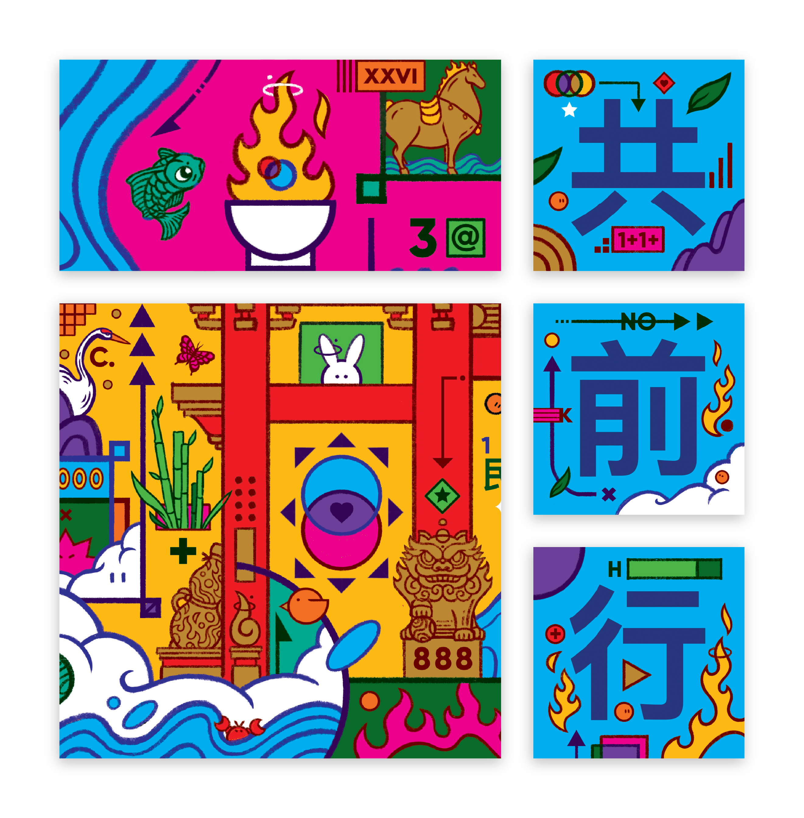 Jordan Wong’s ‘Welcome Home’ reflects the traditions, values and future of Cleveland’s Asian community. The 15-foot by 30-foot installation on the side of the Siam Café piece is composed of multiple panels.