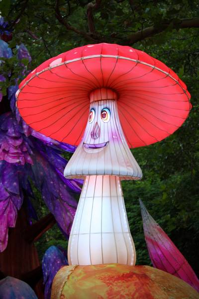 The Asian Lantern Festival has lanterns designed for visitors of all ages.