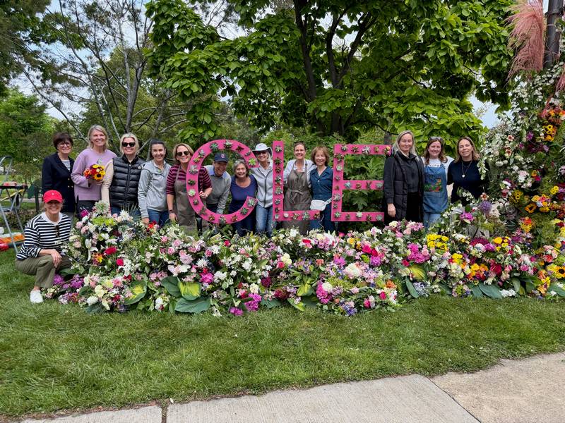 Garden Club of Cleveland at the May 23 Flower Flash.