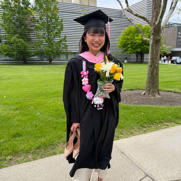 Happy grad flasher