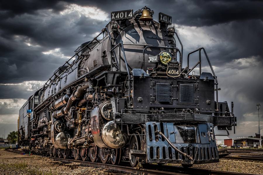 Union Pacific's Big Boy No. 4014. the world's largest steam locomotive.