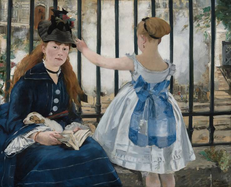 Edouart Manet's 'The Railway,' 1872-73.