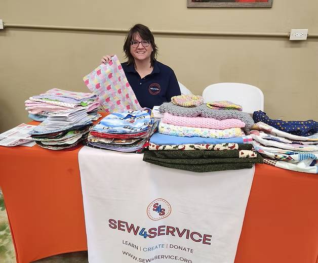 A representative of Sew 4 Service.