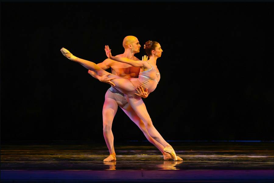 Members of the Ohio Contemporary Ballet perform 'Light Rain.'