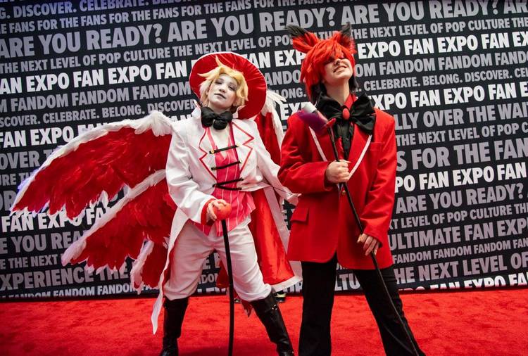 Walking the Red Carpet at FAN EXPO.