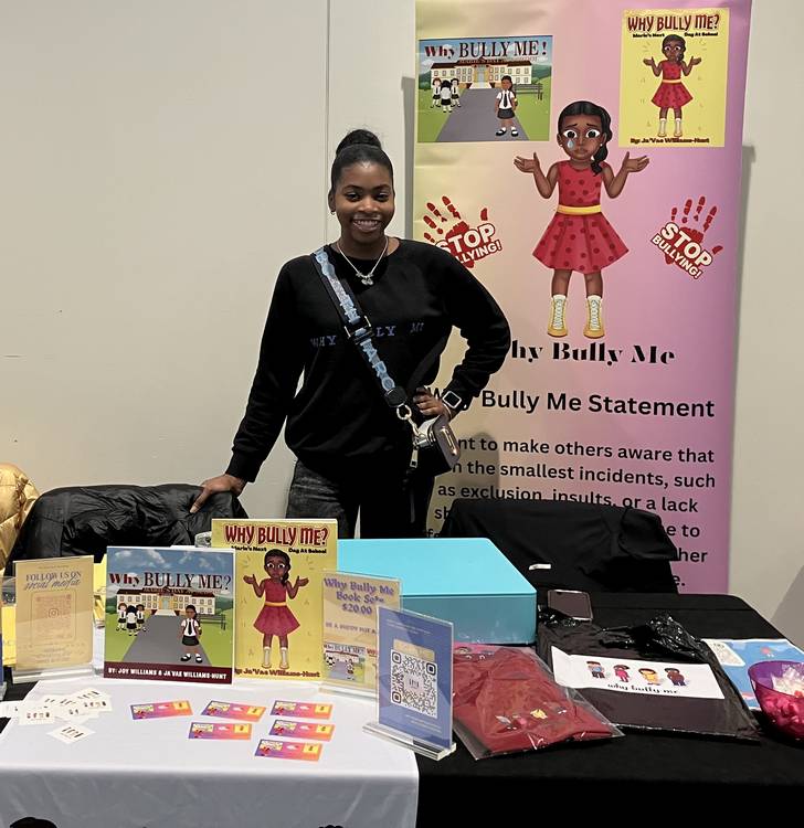 Dare 2 Believe Teen Pop-Up Shops: Ja’Vae Williams-Hunt, Why Bully Me campaign, children’s books author.