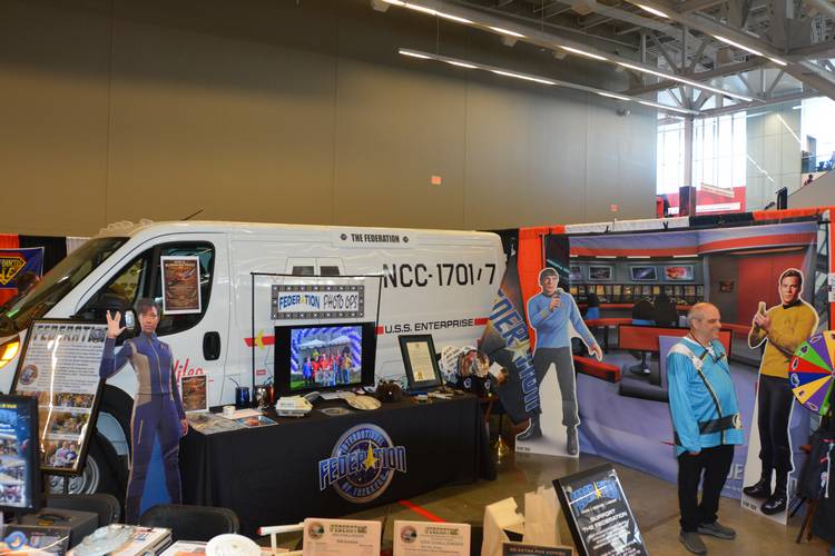 'Star Trek' booth.