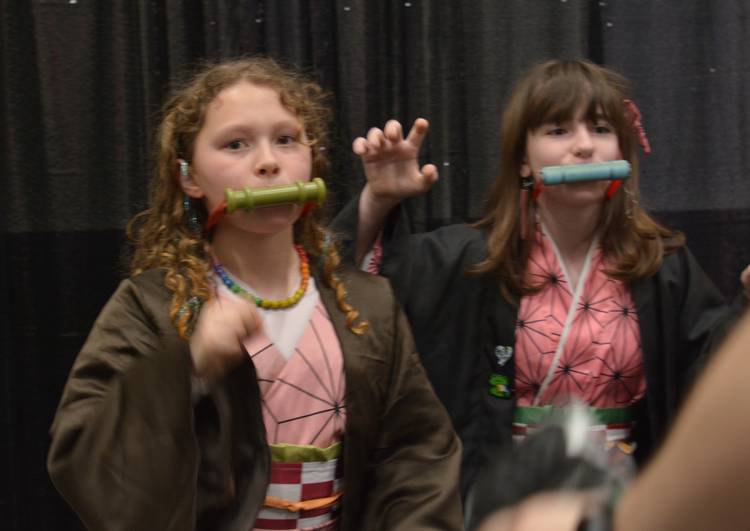 'Demon Slayer' cosplay.