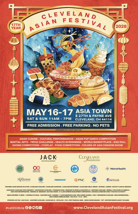 The 17th Cleveland Asian Festival is May 16 and 17, 2026
