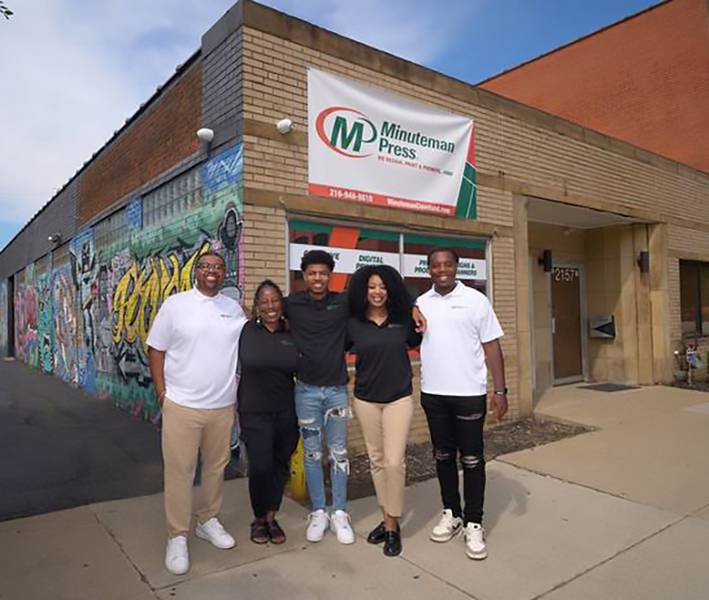 The Minuteman Press Cleveland team