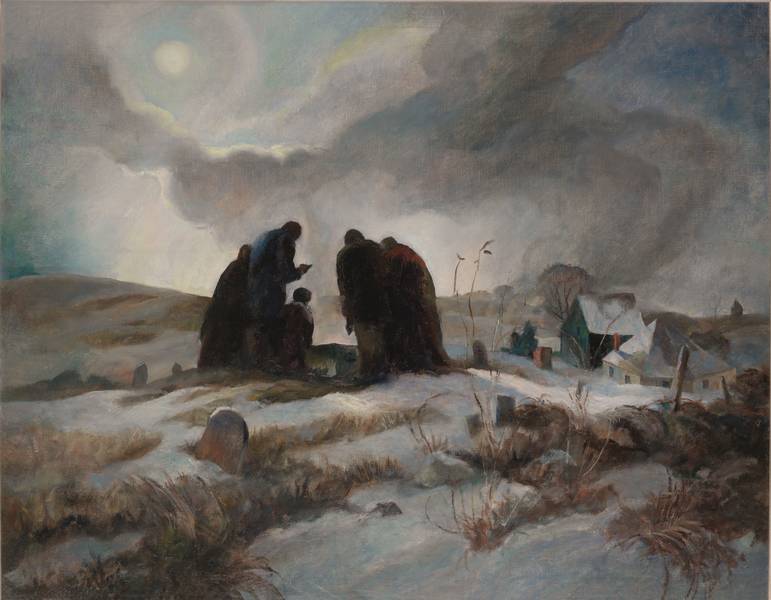 Burial At Archies, 1934.