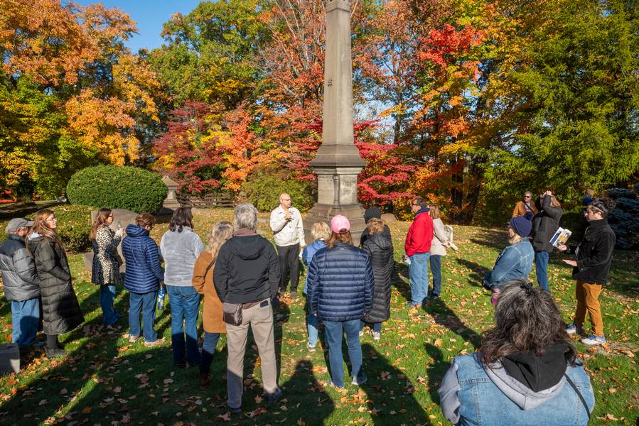 Lake View Cemetery.