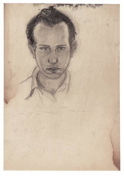 Boris Lurie self Portrait.