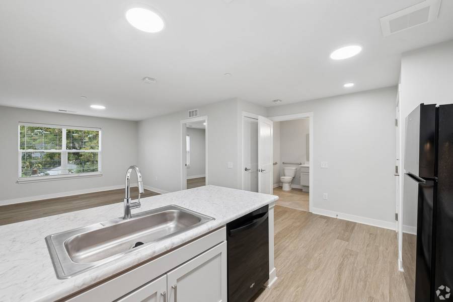 Nobility Court apartments have eat-in kitchens and modern appliances.