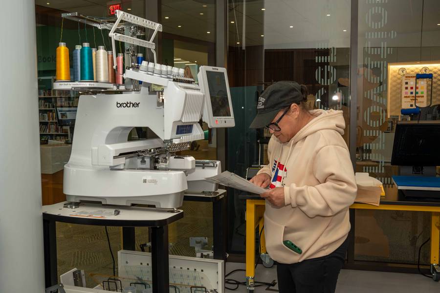 CCPL patrons have access to a wide variety of tools and specialized equipment in the Innovation Centers.