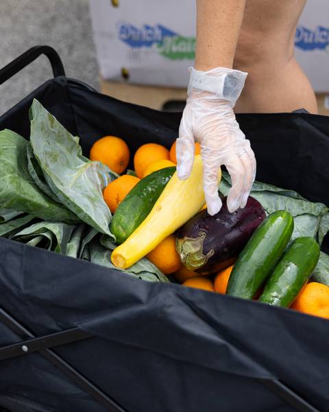 This is the fifth summer that the Cavs and KeyBank have partnered with the Greater Cleveland Food Bank.