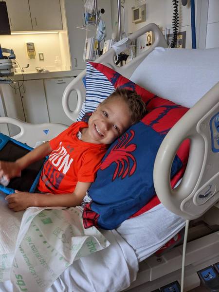 Lucas was diagnosed with Neuroblastoma at the age of 3.