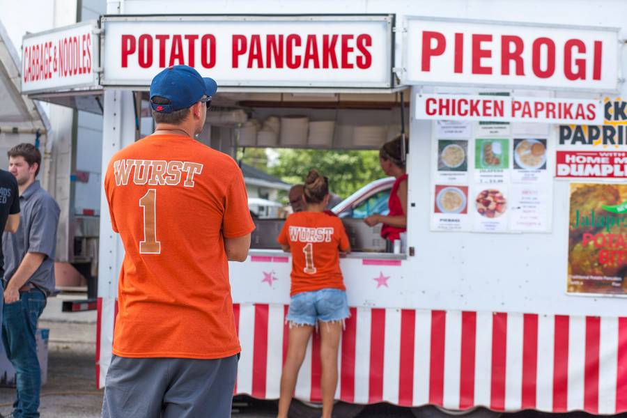There's plenty of food to choose from at Cleveland Oktoberfest.