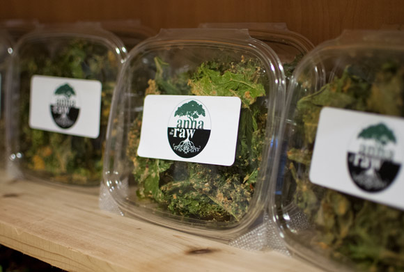 Anna in the Raw kale chips